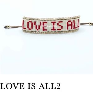 Love Is All Mexican designer bracelet